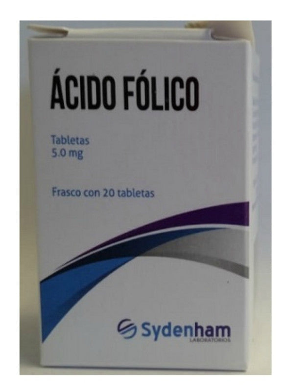 Acido Folico 5mg x 10 Tabs - Farmacias Economicas