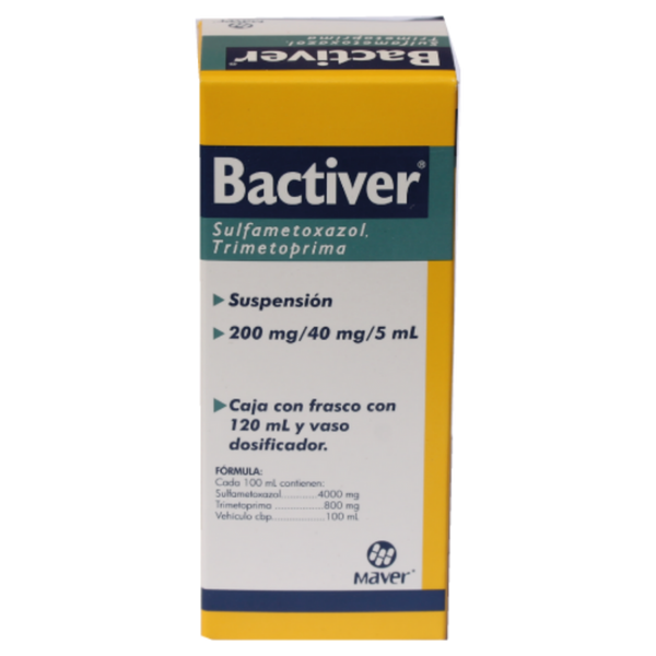 BACTIVER SUSP 40/200 MG FCO C/120 ML