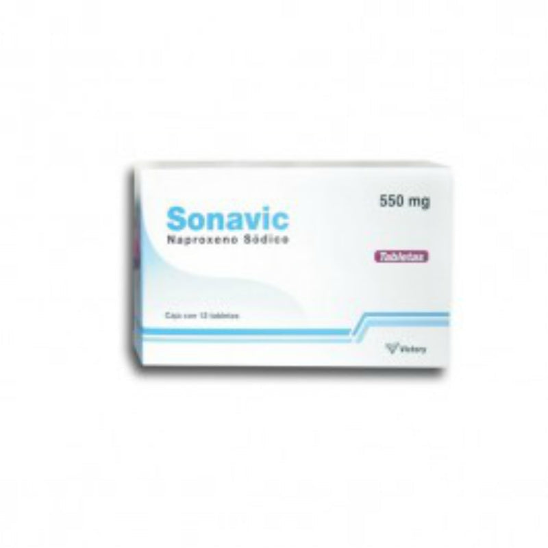 SONAVIC 550 MG C/12 TABS