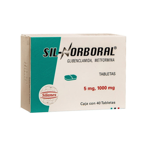 SIL-NORBORAL 1000/5 MG C/40 TABS