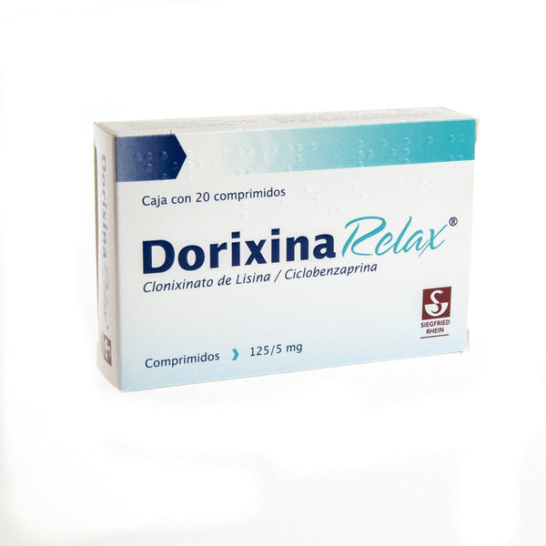DORIXINA RELAX 125/5 MG C/20 COMP